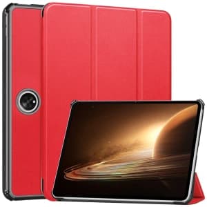 Bizon Case Tab Croc Oppo Pad 2 / OnePlus Pad red