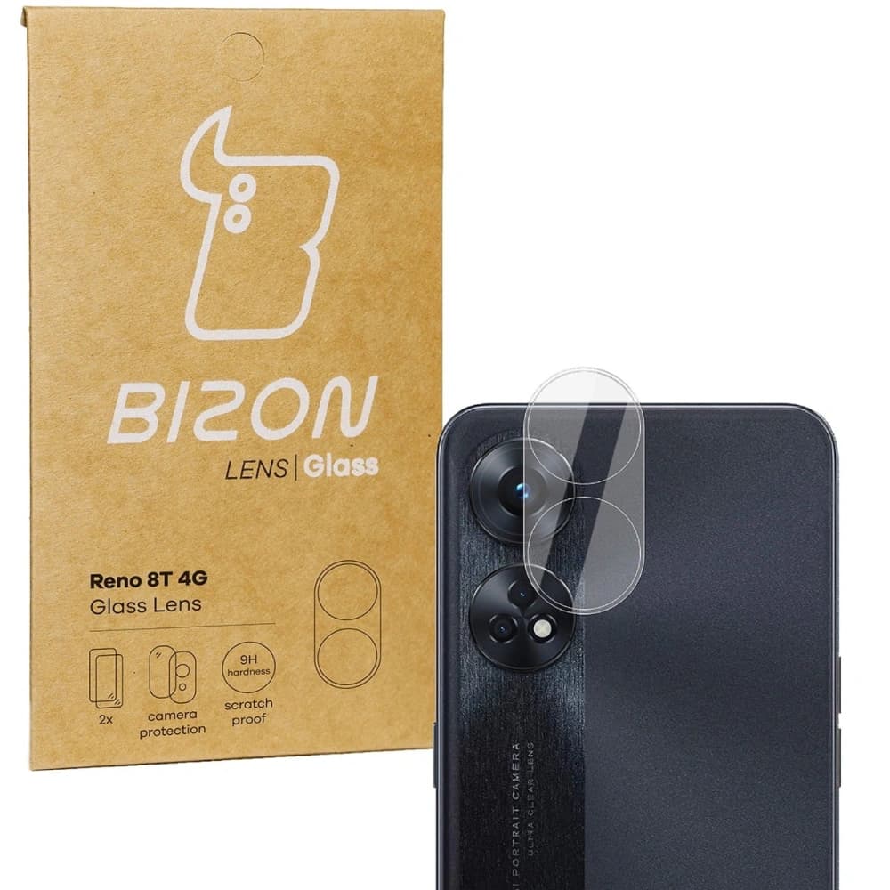 Bizon Glass Lens Reno 8T 4G [2 PACK] - 1