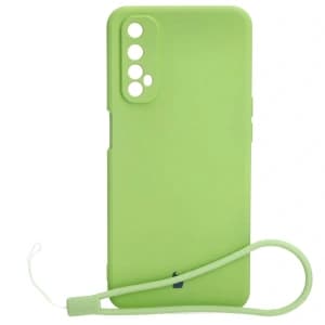 Bizon Case Silicone Sq Realme 7 light green