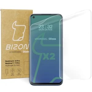 Bizon Glass Hydrogel Realme 7 / 7 Pro / 8 / Pro [2 PACK]
