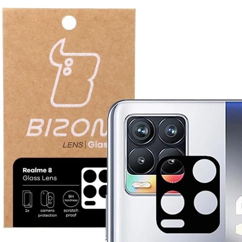 Bizon Glass Lens Realme 8 [2 PACK]