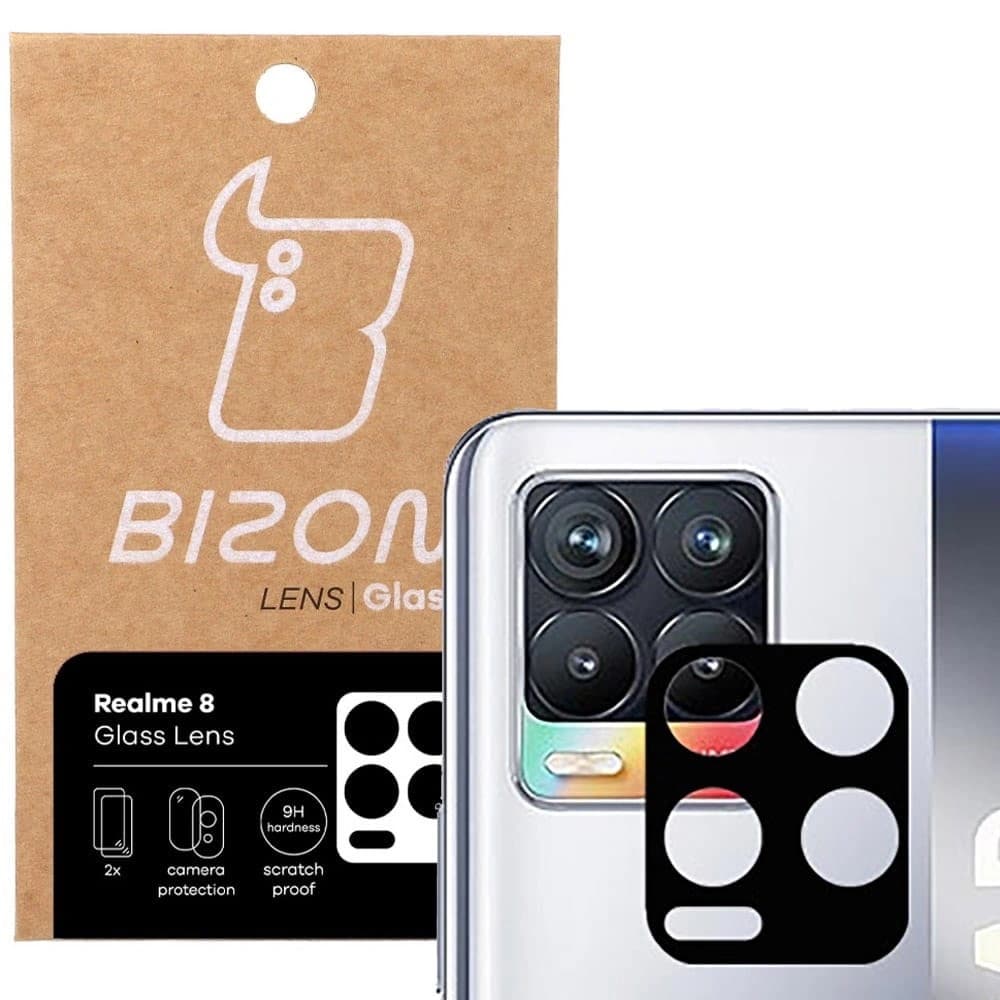 Bizon Glaslinse Realme 8 [2 PACK] - 1