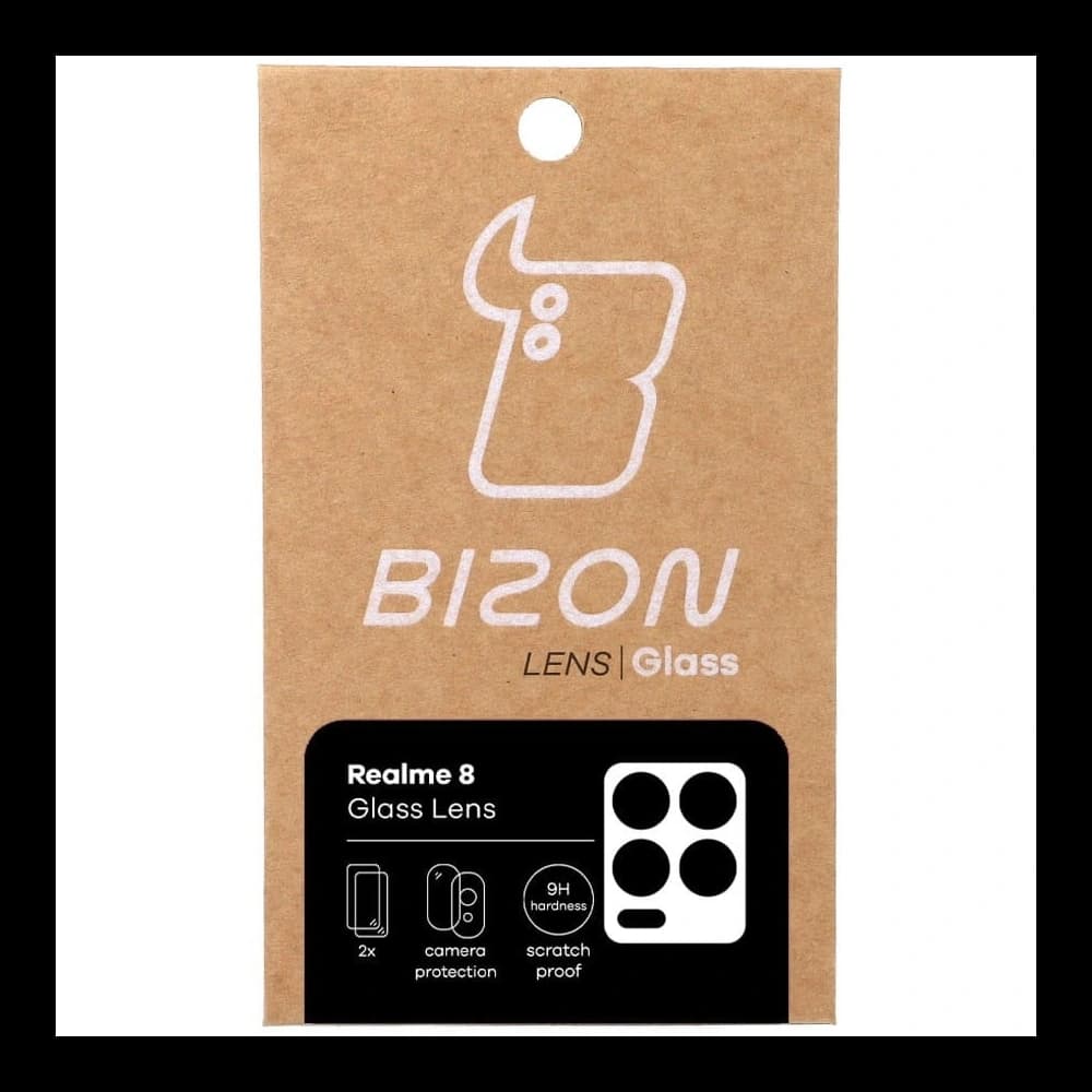 Bizon Glaslinse Realme 8 [2 PACK] - 5