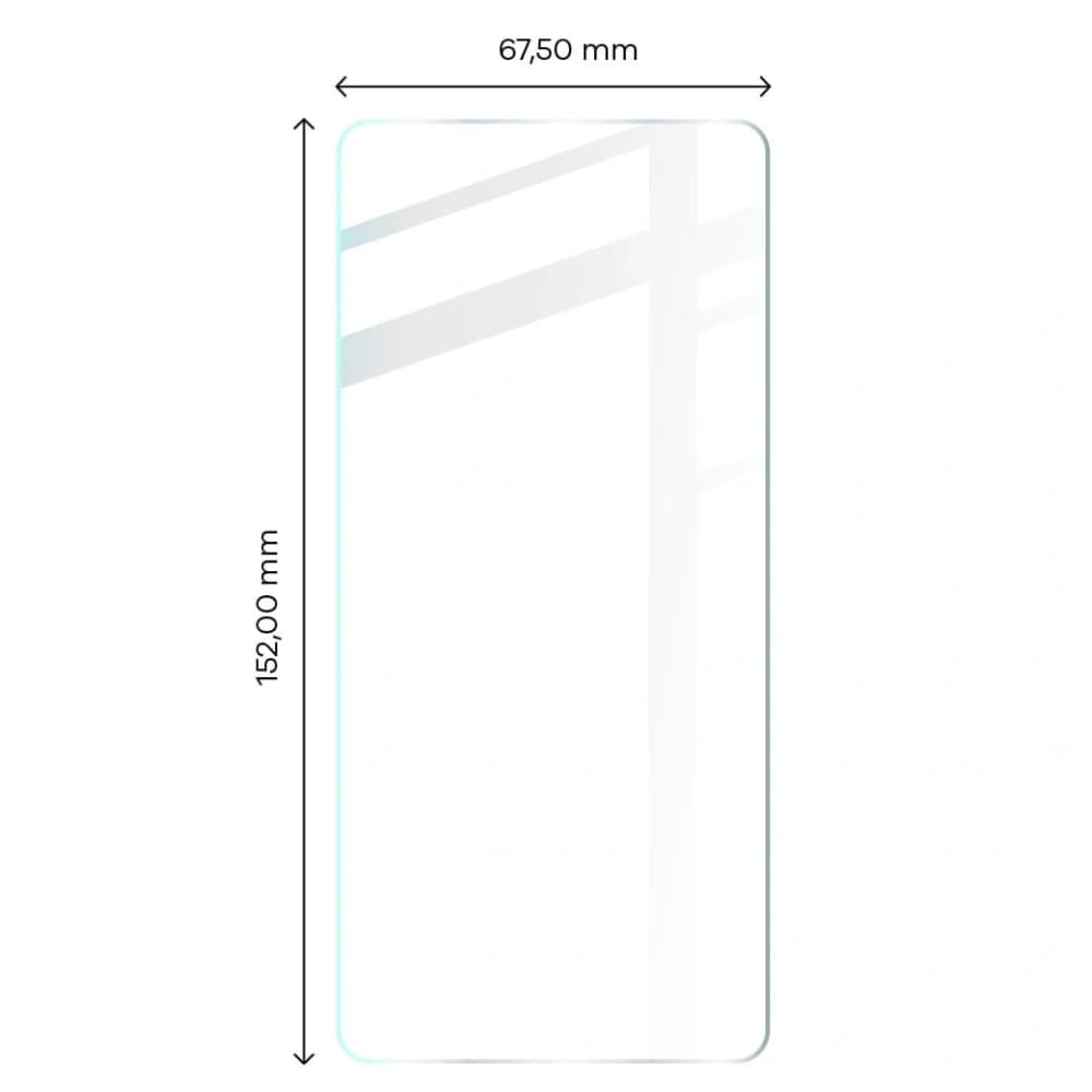 Bizon Glass Clear tempered glass - 3 pcs. + lens glass Realme 8 / 8 Pro - 2