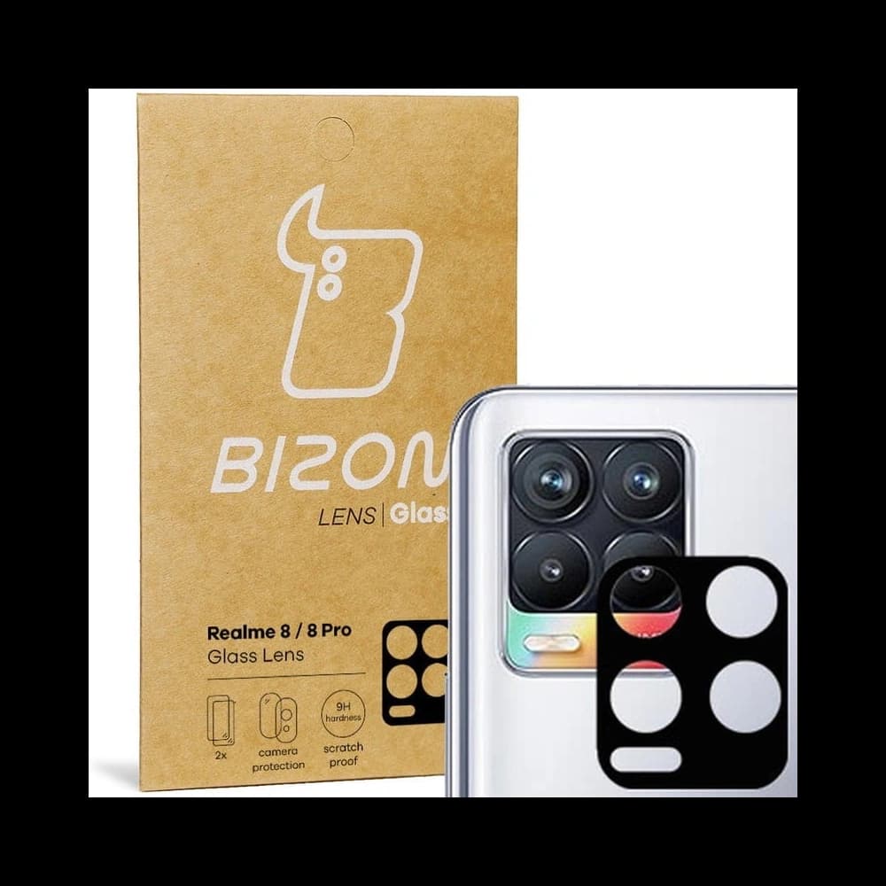 Bizon Glass Lens Realme 8 4G / 8 Pro [2 PACK] - 1