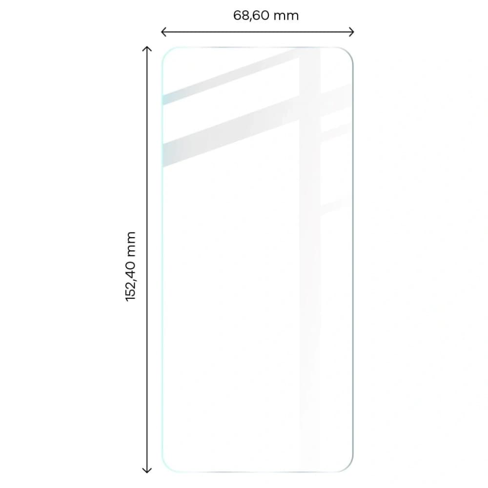 Bizon Glas Klar gehärtetes Glas - 3 Stück + Linsen Glas Realme 9 4G / Realme 9 Pro+ - 3