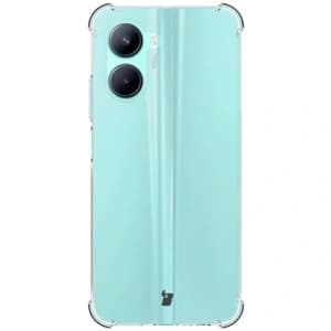 Bizon Case Clear Pack Hülle + 2x Bildschirmglas für Realme C33 klar