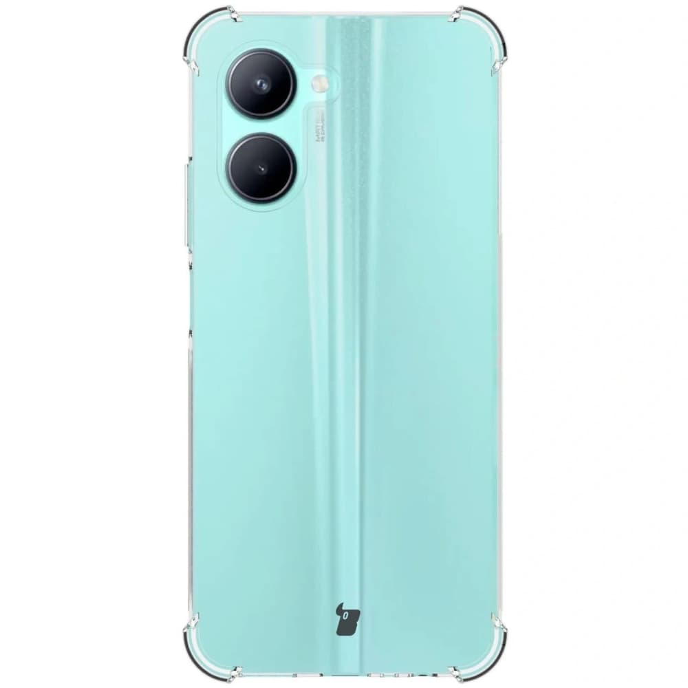 Bizon Case Clear Pack Hülle + 2x Bildschirmglas für Realme C33 klar - 1