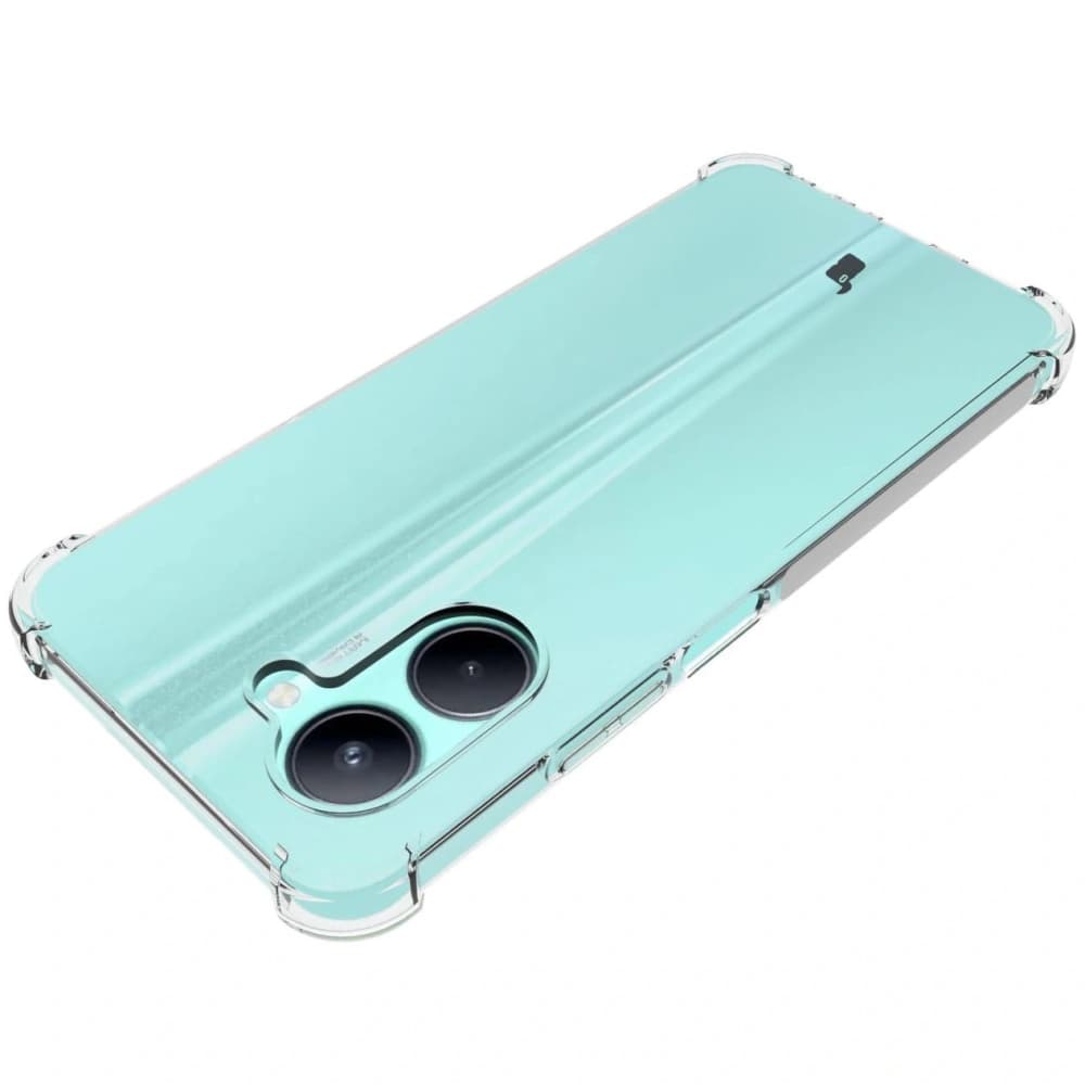 Bizon Case Clear Pack Hülle + 2x Bildschirmglas für Realme C33 klar - 6