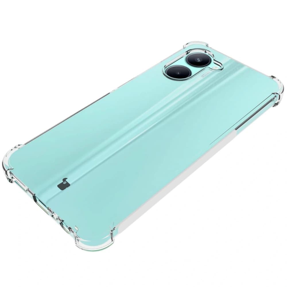 Bizon Case Clear Pack Hülle + 2x Bildschirmglas für Realme C33 klar - 7