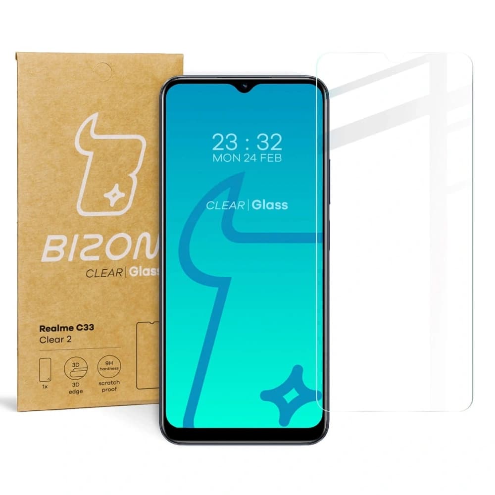 Bizon Glass Clear 2 Realme C33 - 1