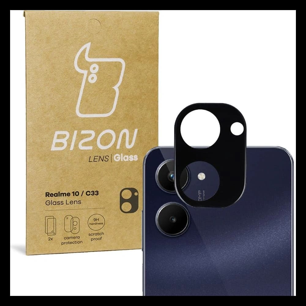 Bizon Glaslinse Realme C33 [2 PACK] - 1