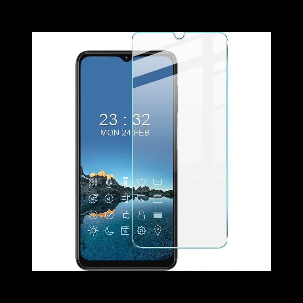 BIZON Clear 2 3x Bildschirmglas + Kameraglas für Realme C33 - 6