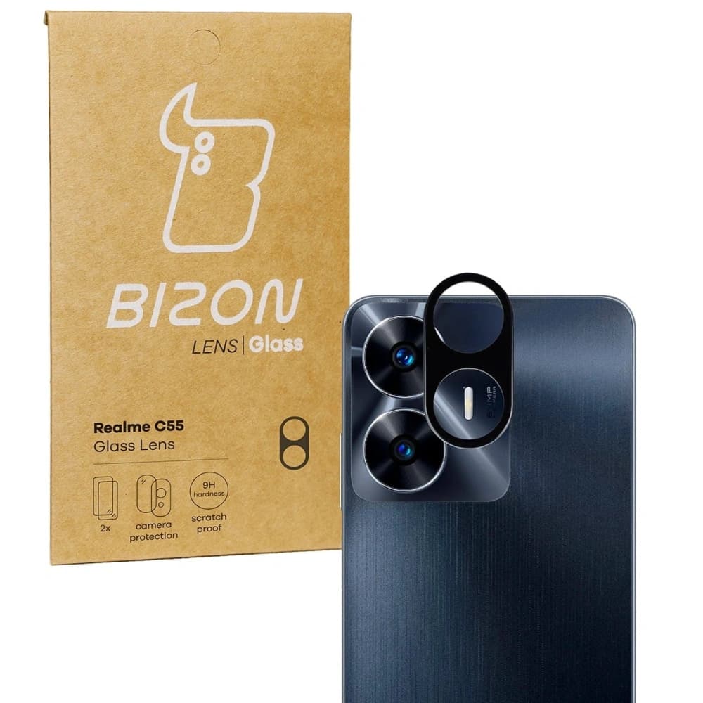 Bizon Glaslinse Realme C55 [2 PACK] - 1