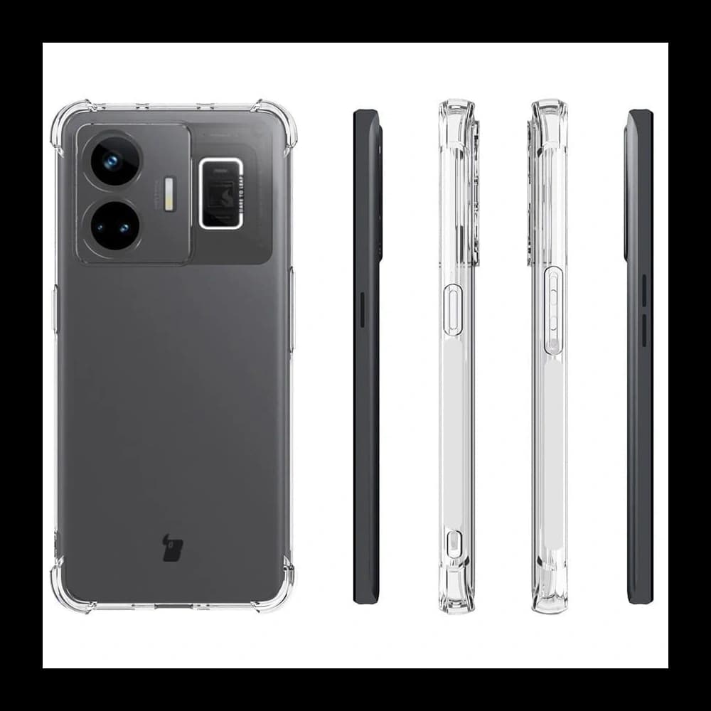 Bizon Case Clear Pack case + 2x screen film Realme GT3 clear - 4