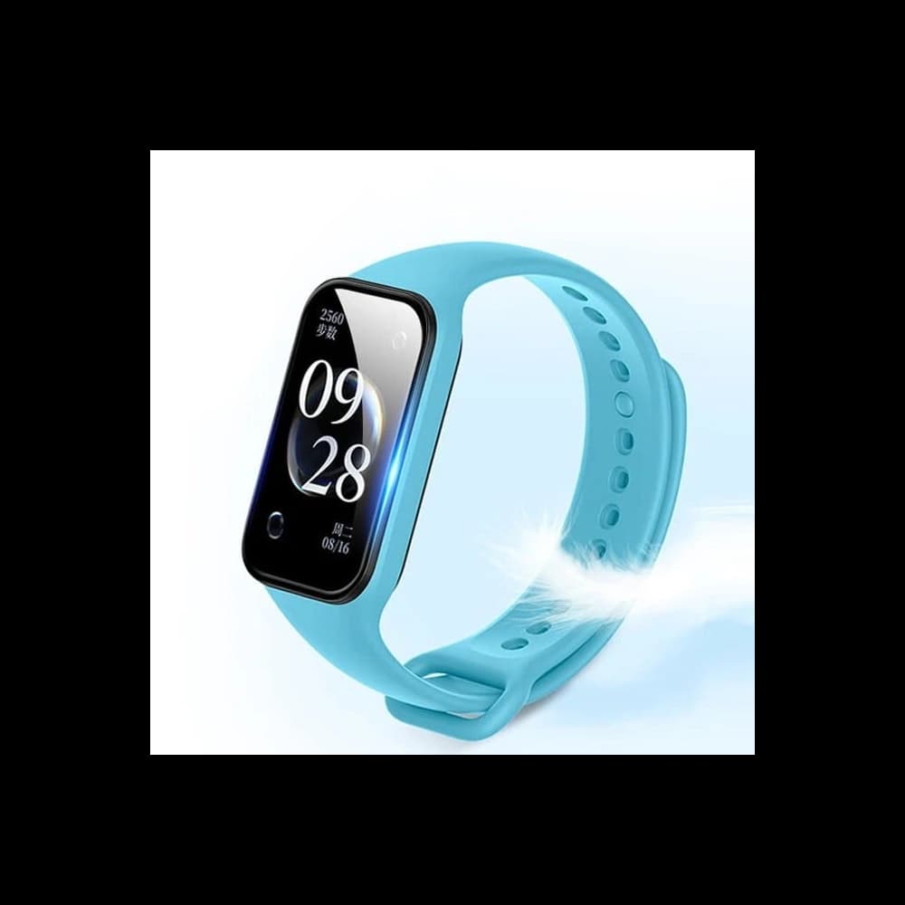 Bizon Glas Uhr Edge Hybrid Redmi Smart Band 2 / Xiaomi Mi Band 8 Aktiv schwarz - 5