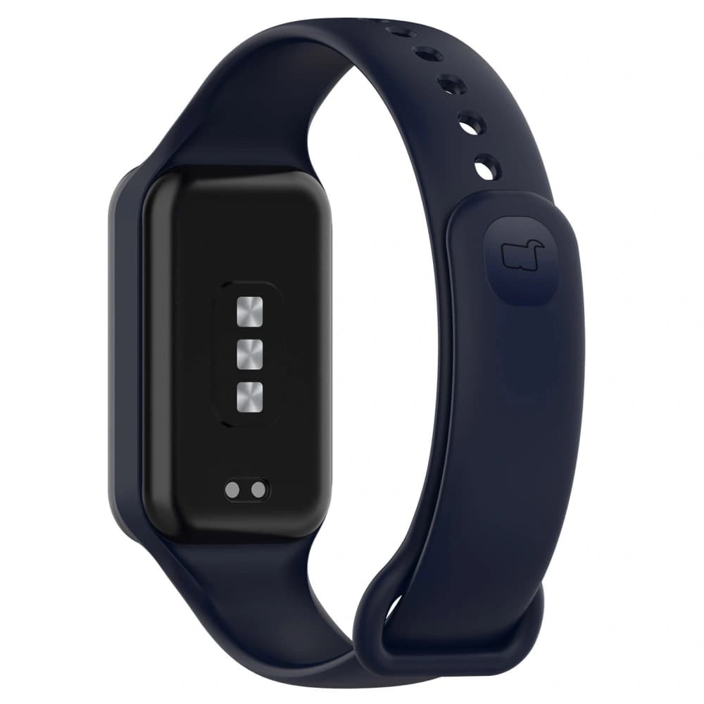 Bizon Strap + Case Watch Dots Xiaomi Redmi Smart Band 2 / Xiaomi Mi Band 8 Active navy blue - 3