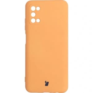 Etui Bizon Case Silicone do Samsung Galaxy A03S pomarańczowe