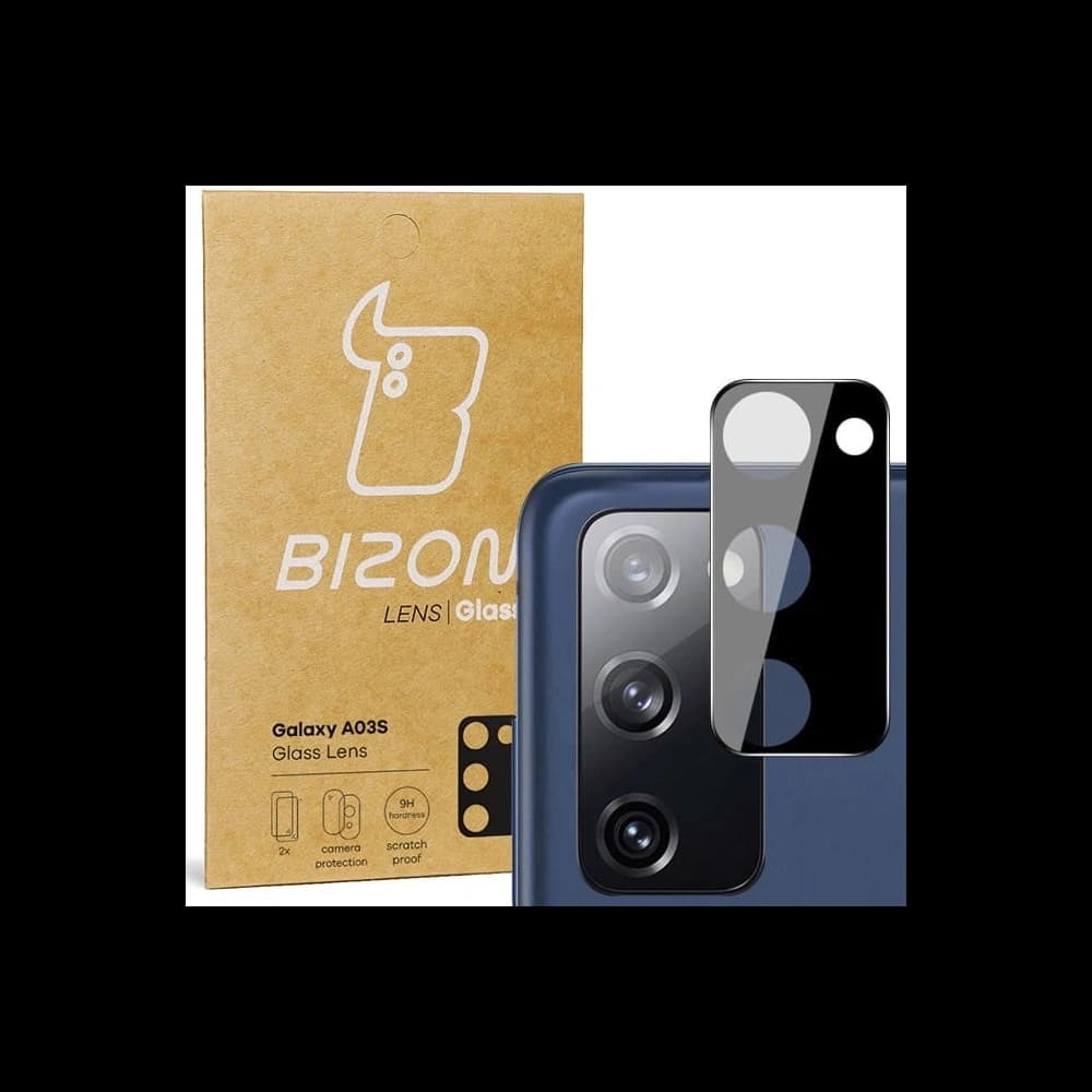 Bizon Glass Lens Samsung Galaxy A03S [2 PACK] - 1