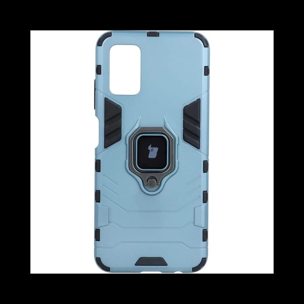 Etui Bizon Case Armor Ring do Samsung Galaxy A03S niebieskie - 1