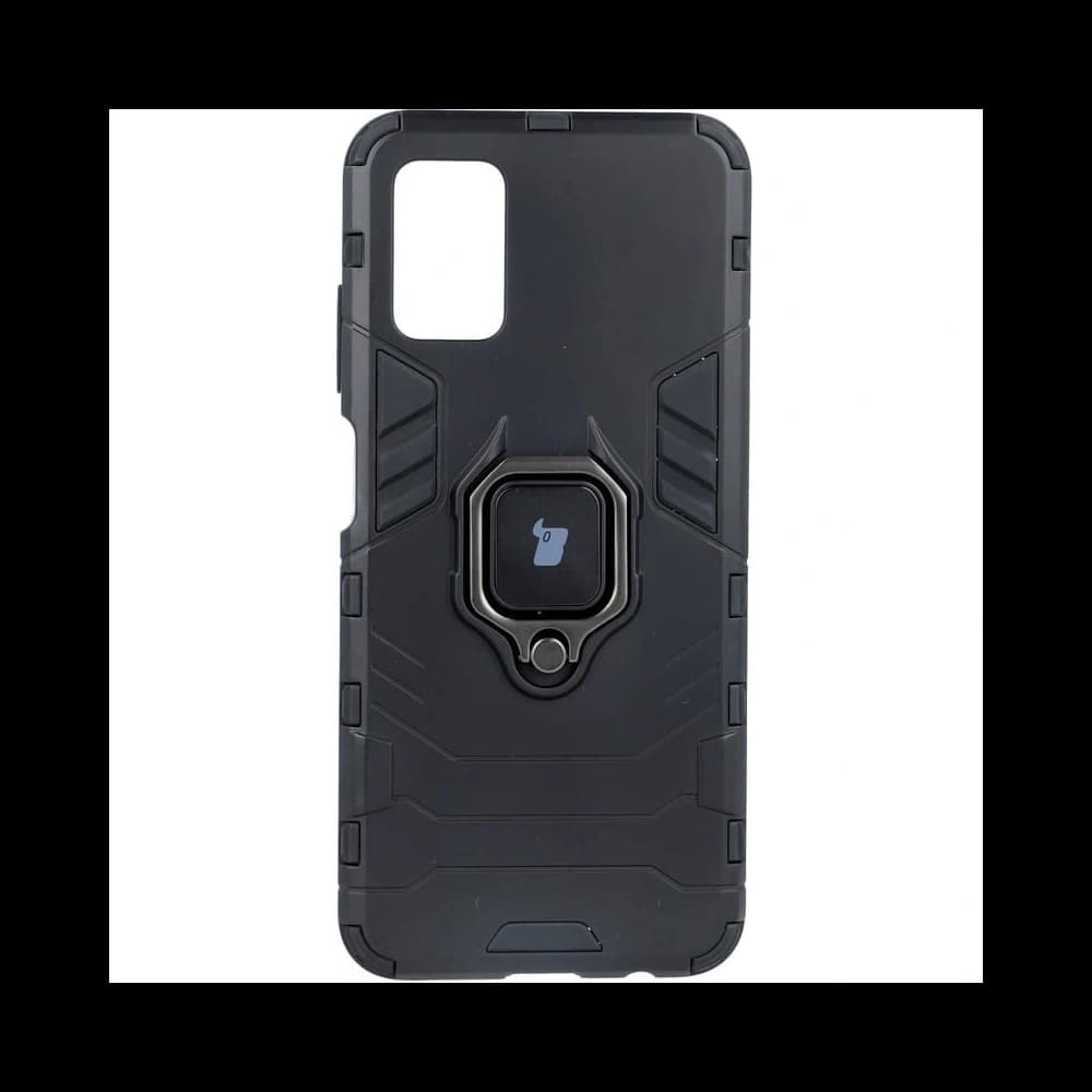 Bizon Case Armor Ring Samsung Galaxy A03S schwarz - 1