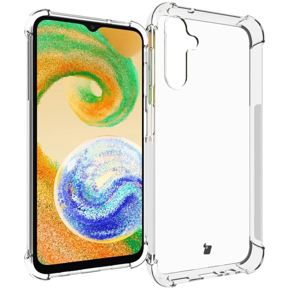 Bizon Case Clear Pack Hülle + 2x Bildschirmglas + Linsenglas Samsung Galaxy A14 4G/5G klar - 3