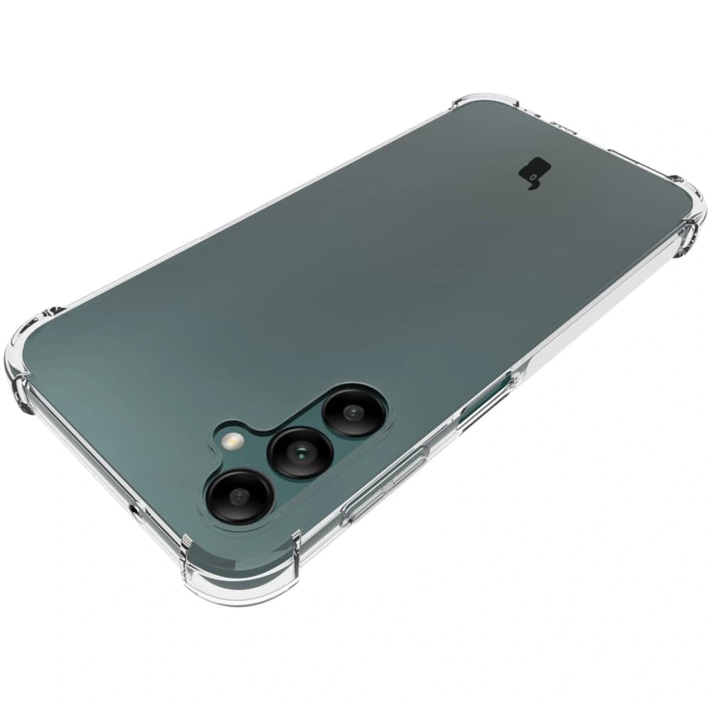 Bizon Case Clear Pack Hülle + 2x Bildschirmglas + Linsenglas Samsung Galaxy A14 4G/5G klar - 6