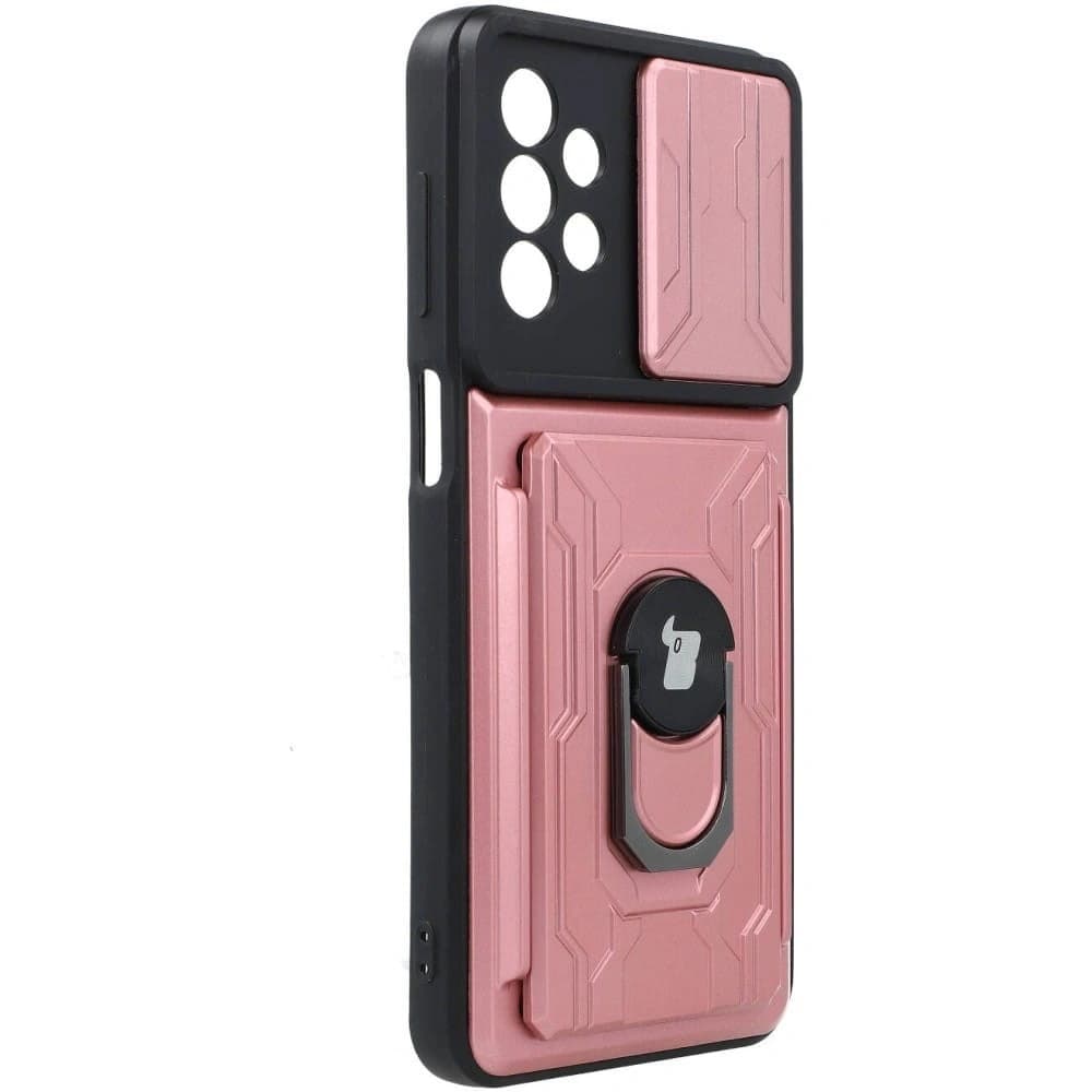 Bizon Case Camshield Kartensteckplatz Ring Samsung Galaxy A23 5G / 4G hellrosa - 2