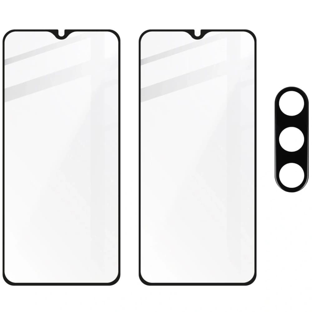 BIZON Edge Pack 2x screen glass + camera glass Samsung Galaxy A24 - 5
