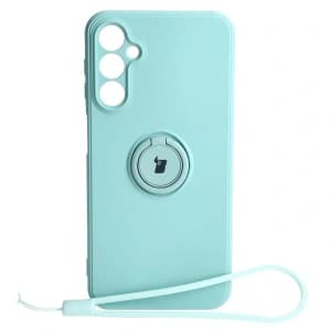 Bizon Case Silicone Ring Sq Samsung Galaxy A24 turquoise