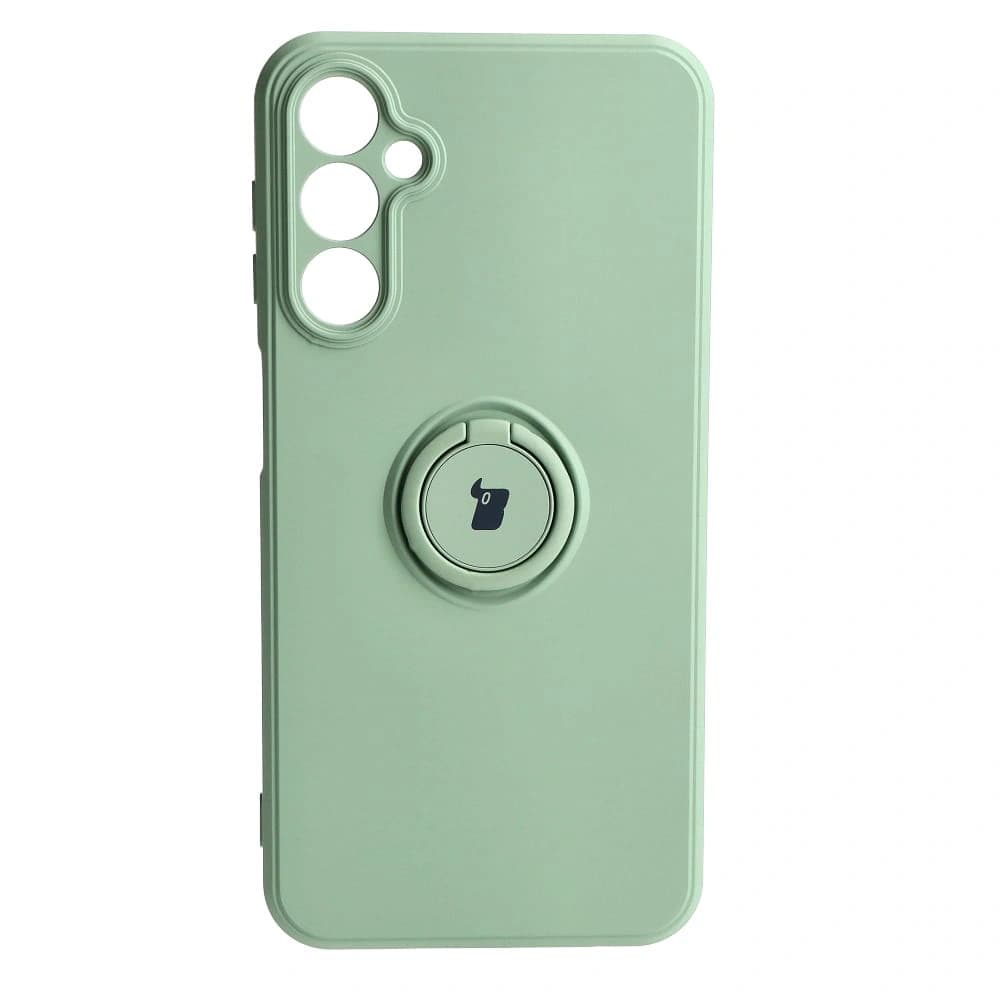 Bizon Case Silicone Ring Sq Samsung Galaxy A24 light green - 2