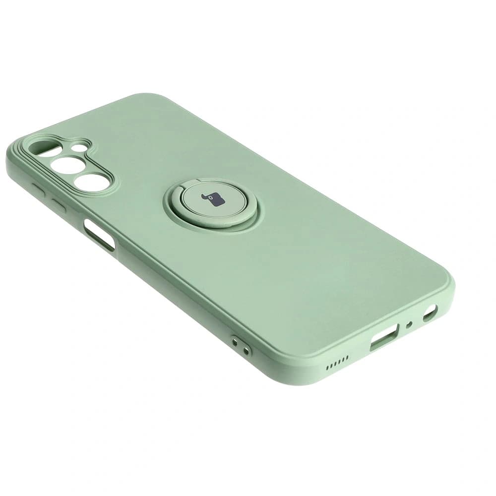 Bizon Case Silicone Ring Sq Samsung Galaxy A24 light green - 4