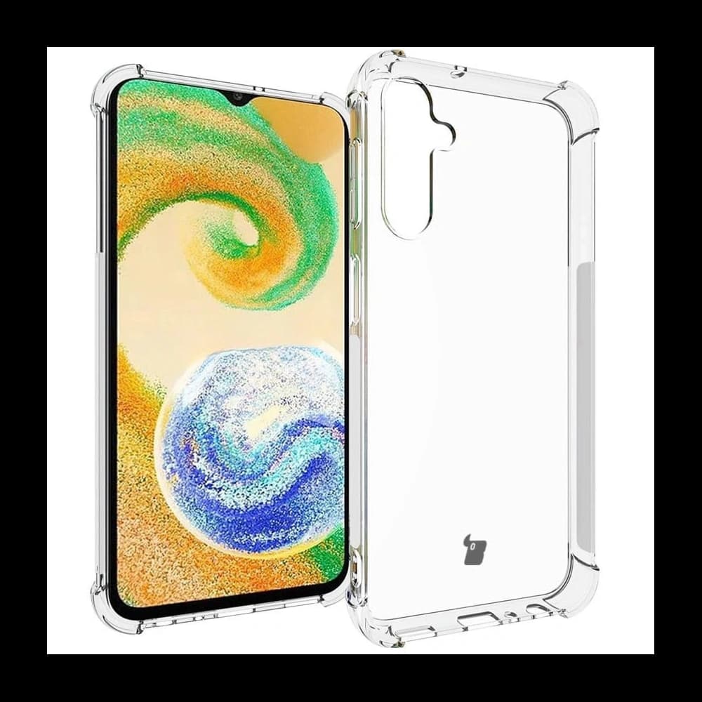 Bizon Case Clear Pack case + 2x screen glass + lens glass Samsung Galaxy A24 clear - 3