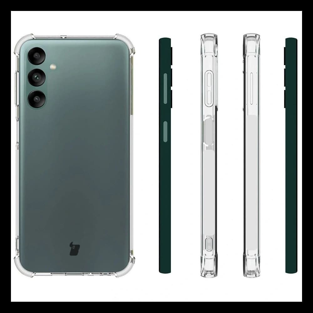 Bizon Case Clear Pack case + 2x screen glass + lens glass Samsung Galaxy A24 clear - 4