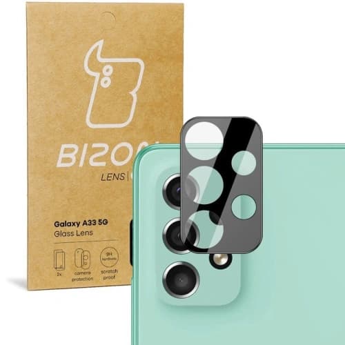 Bizon Glass Lens Samsung Galaxy A33 5G [2 PACK]