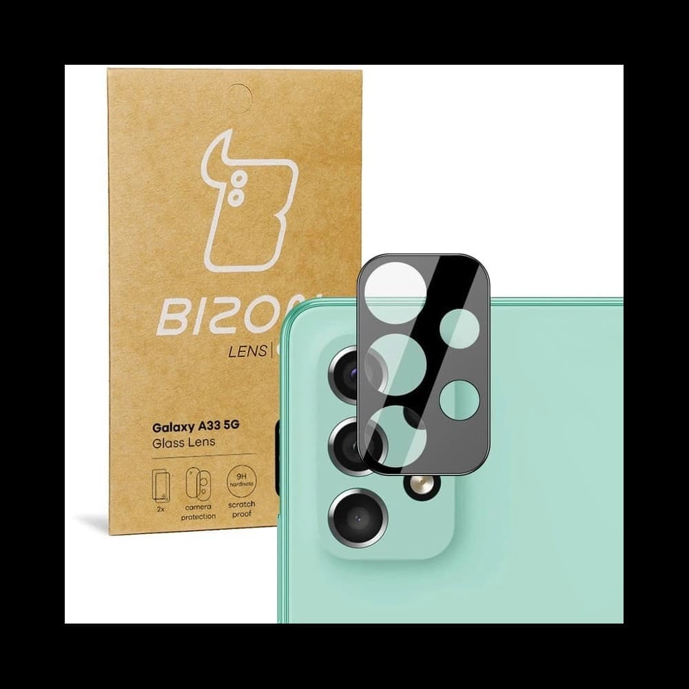 Bizon Glass Lens Samsung Galaxy A33 5G [2 PACK] - 1