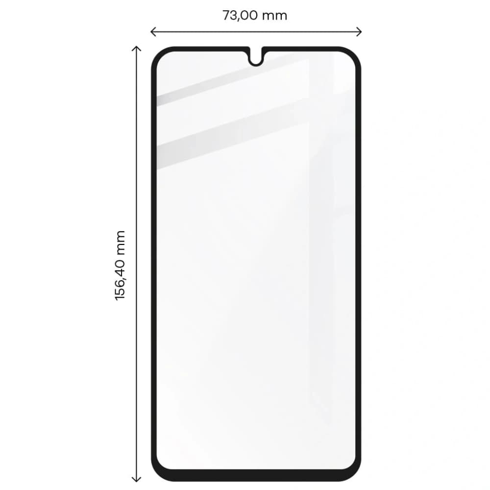 BIZON Edge 2 2x screen glass + camera glass Samsung Galaxy A34 5G - 2