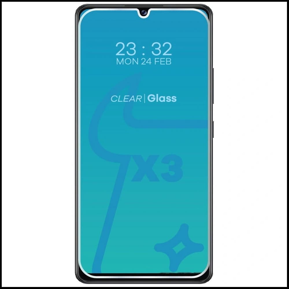 Bizon Glass Clear 3x tempered glass + lens glass Samsung Galaxy A42 5G - 3