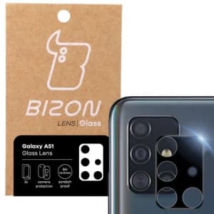 Szkło na aparat Bizon Glass Lens do Samsung Galaxy A51 [2 PACK]