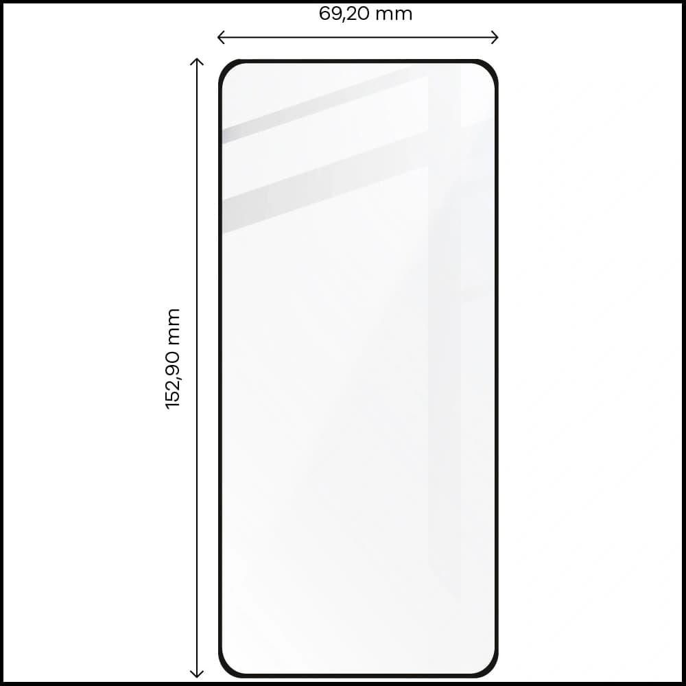 Bizon Glass Edge gehärtetes Glas - [2 PACK] + Linsenschutz Samsung Galaxy A52s 5G A52 4G/5G schwarz - 2