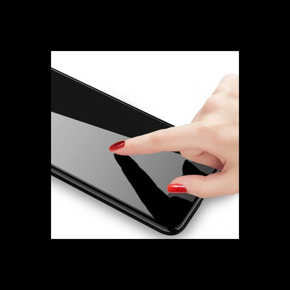 Bizon Glass Edge gehärtetes Glas - [2 PACK] + Linsenschutz Samsung Galaxy A52s 5G A52 4G/5G schwarz - 6