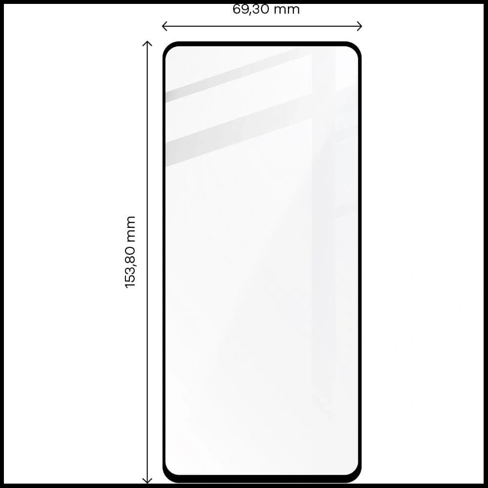Bizon Glass Edge Samsung Galaxy A53 5G schwarz - 2