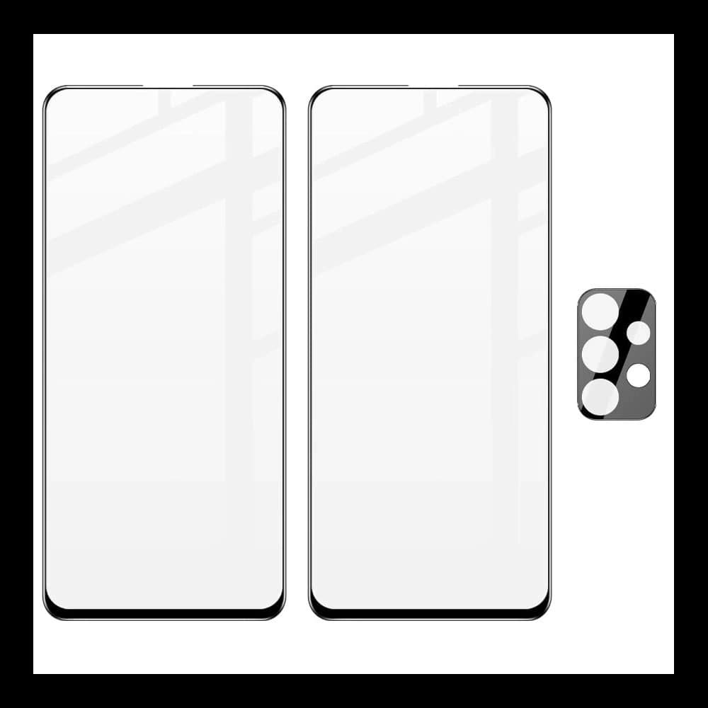 Bizon Glass Edge tempered glass - [2 PACK] + lens protection Samsung Galaxy A53 black - 5