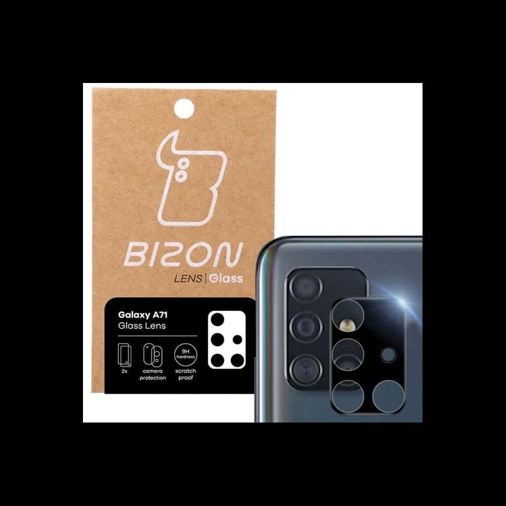 Bizon Glass Lens Samsung Galaxy A71 [2 PACK] - 1