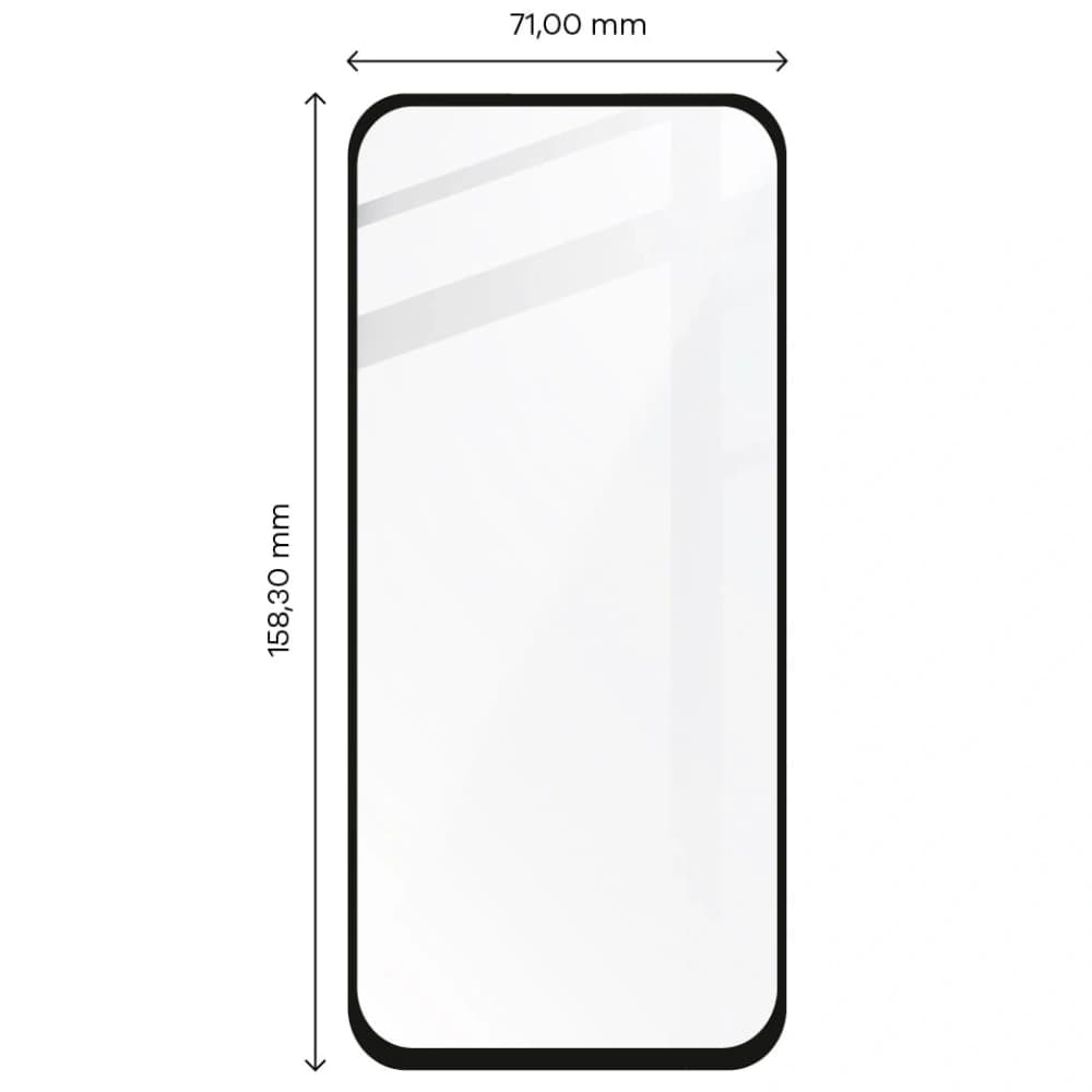 Bizon Glass Edge Samsung Galaxy A71 black - 2