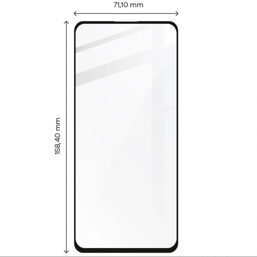 Bizon Glass Edge Samsung Galaxy A72 5G black - 2