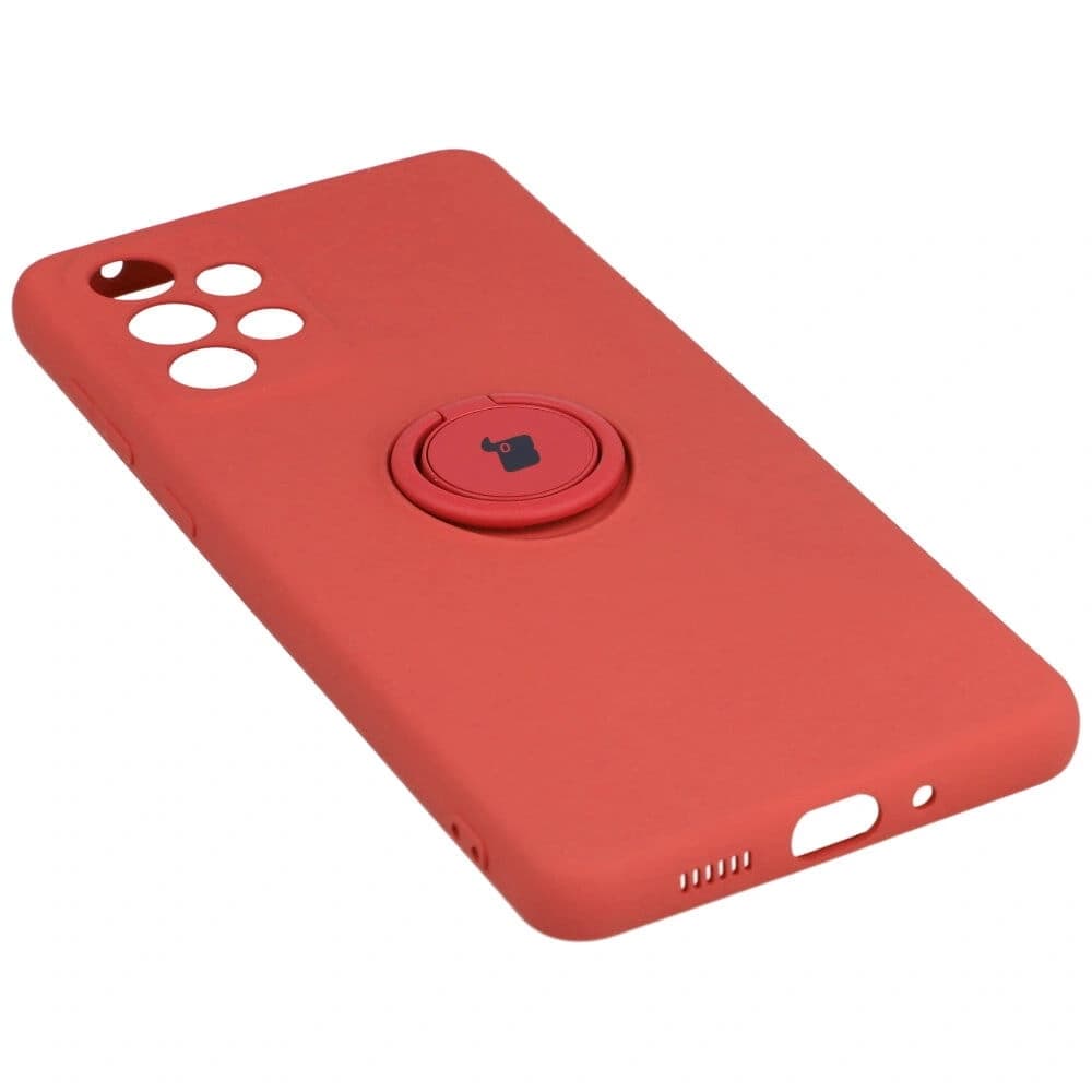 Bizon Case Silikonring Samsung Galaxy A73 5G dunkelrosa - 3