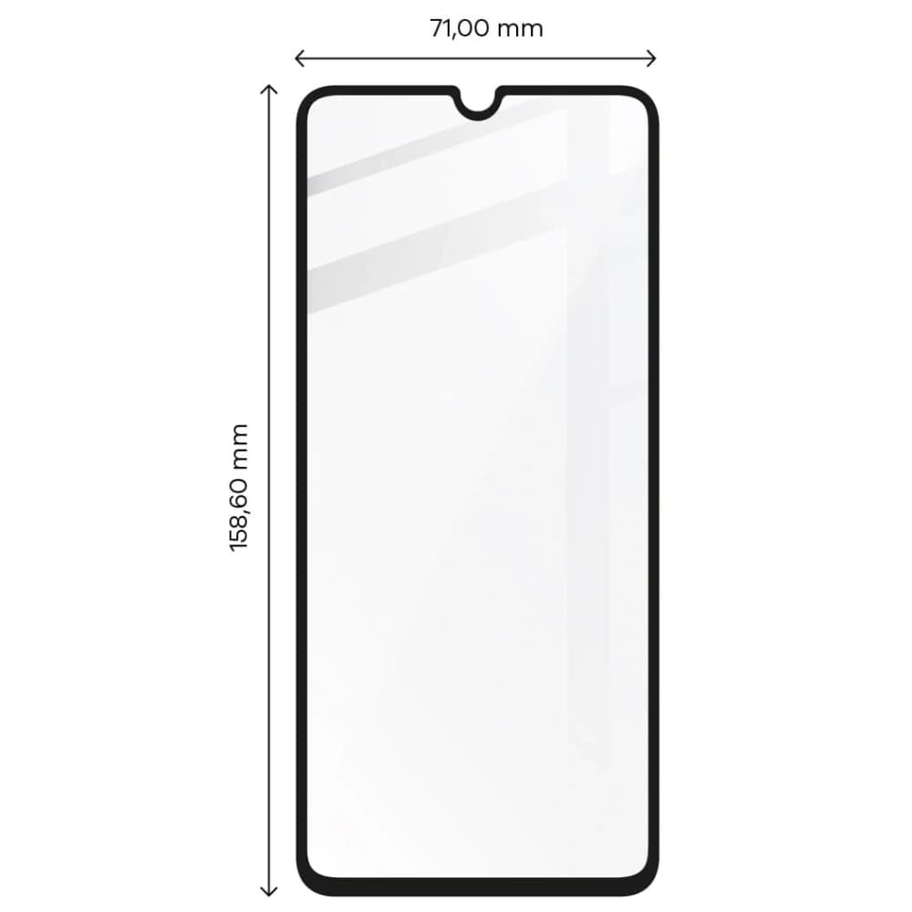 Bizon Glass Edge Samsung Galaxy M13 / M23 5G black - 2