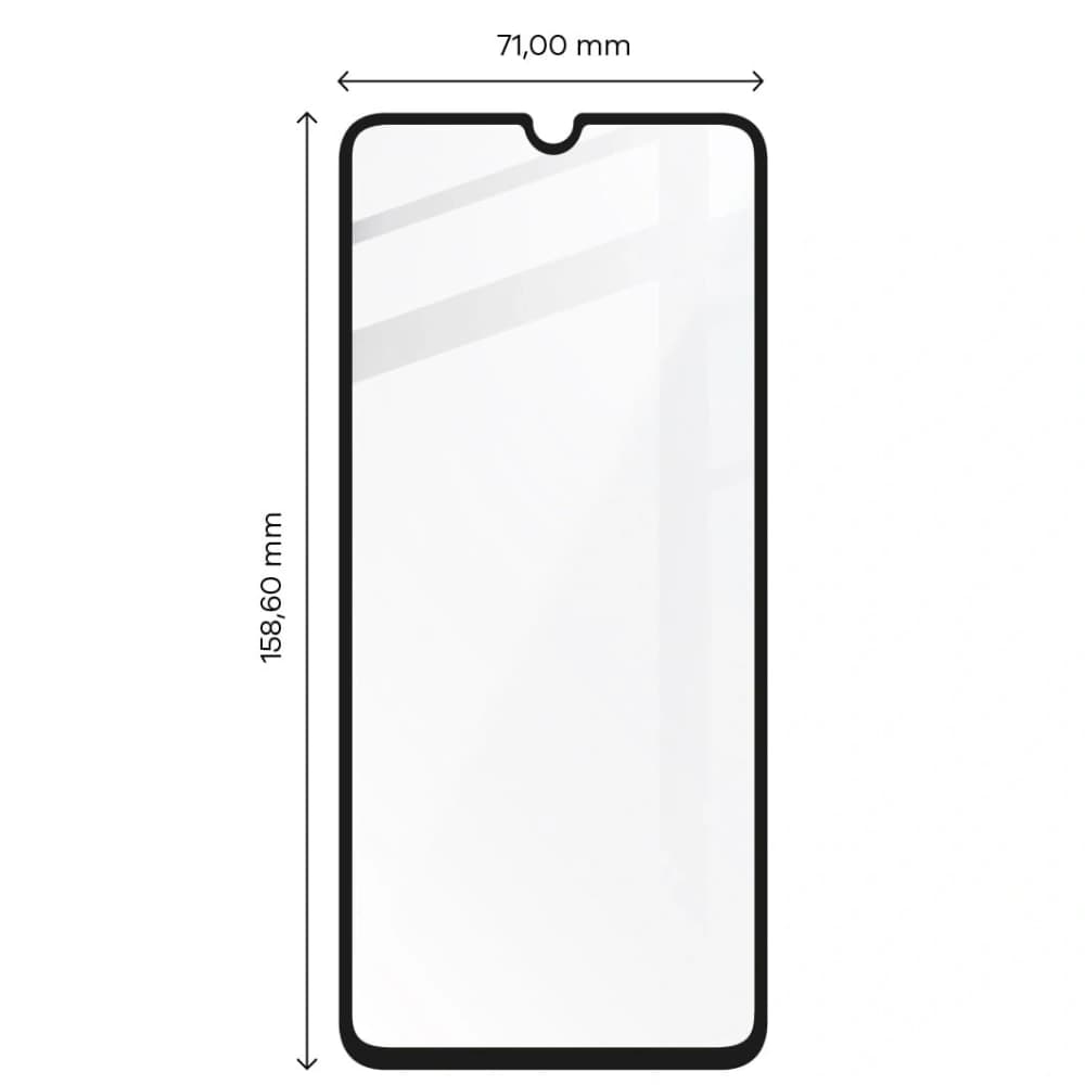 Bizon Glass Edge 2x gehärtetes Glas + Linsenschutz Samsung Galaxy M13 / M23 5G - 2