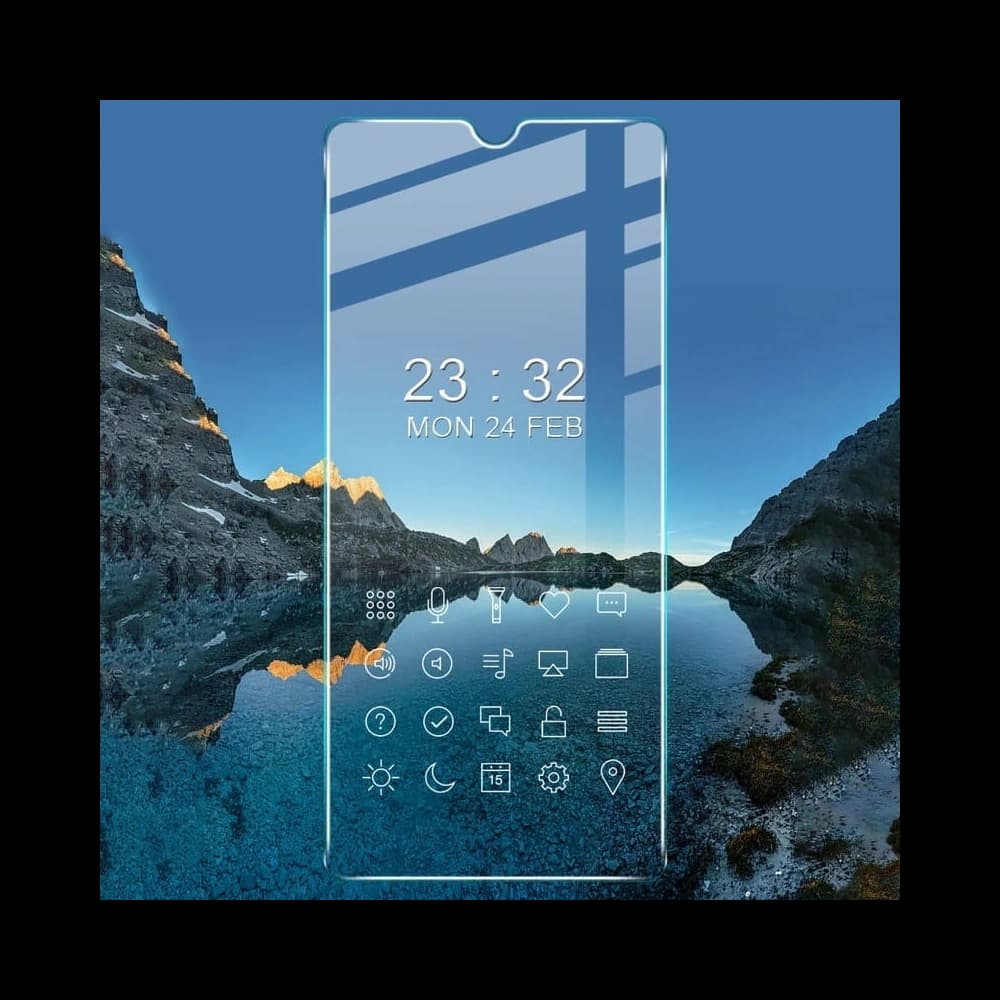 Bizon Glas Klar 3x gehärtetes Glas + Linsenglas Samsung Galaxy A22 4G / M22 - 6